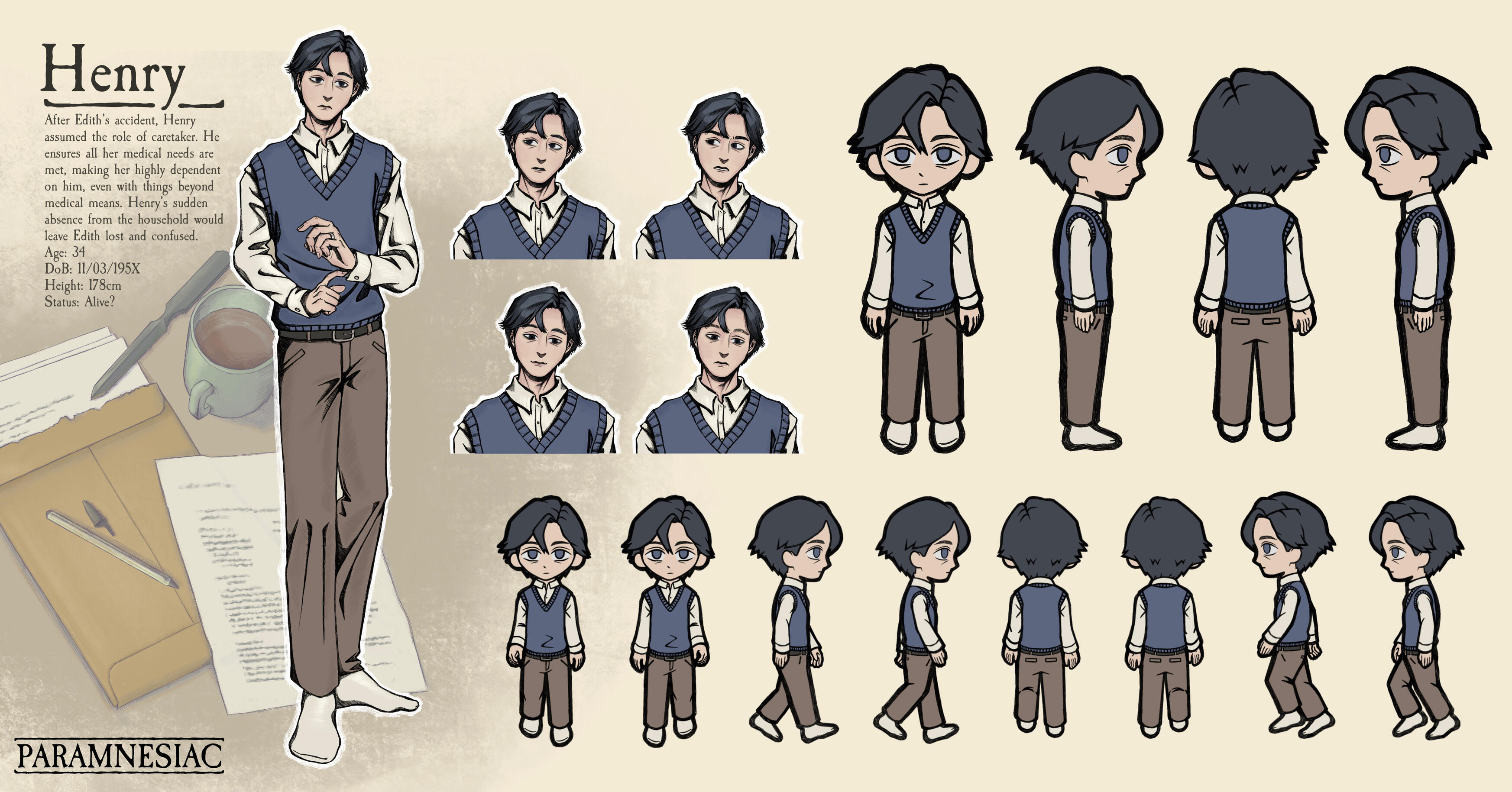Henry Character Sheet